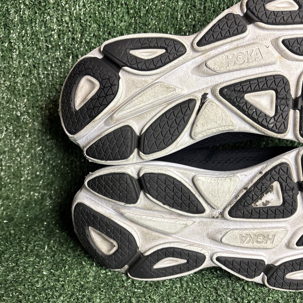 Hoka ONE ONE Bondi 8 Women's Size 9.5 Wide Running Shoes Black Athletic Sneakers - Picture 10 of 12